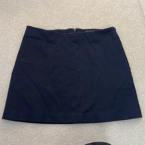 Theory Navy Mini Skirt - Size 0